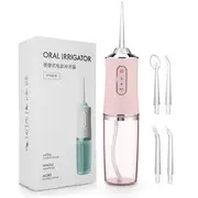 Thalia - USB Rechargeable Water Dental Flosser 6886 - Pink - 220ml