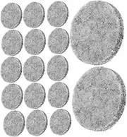 100Pcs Cotton Diffuser Pads for Essential Oils Aroma Refill Pads Light Grey Core Compatible with Diffuser Necklaces Enhance Fragrance Strength Longevity