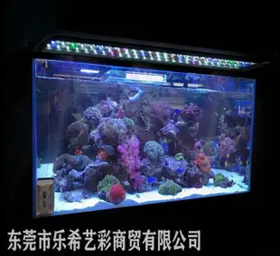 【可開發票】限時特惠 110V臺灣專用LED魚缸支架燈全光譜珊瑚水草缸燈水族燈造景植物照明燈