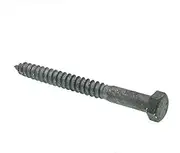 Prime-Line 9057073 Hex Lag Screws, 1/2 in. X 5 in., A307 Grade A Hot Dip Galvanized Steel (25 Pack)