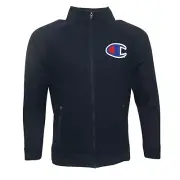 Champion Large Reverse Weave Men's (Marine Navy) Full-Zip Achievement Jacket