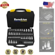 Comprehensive Torx Bit and Star Socket Set - 60-Piece S2 & Cr-V Steel Collection