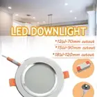 4X LED DownLights 70mm90mm120mm CCT Color Changing Dimming Plug Cool White