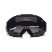 Over The Glasses(OTG) Riding Goggles with Adjustable Elastic Headband Extrude...