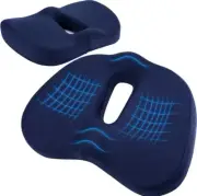 Large Memory Foam Seat Cushion Office Chair,Sciatica Tailbone Pain Relief Coccyx