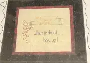 WHEN IN DOUBT LOOK UP! Angel Embroidery Pattern 20”x20”
