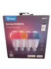 Govee - A19 800 Lumens Smart LED WiFi Bulb (4-Pack) - Multi Color 54 Modes
