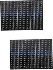 SUPVOX 2sets Aquarium Thermometer Sticker 18 Self-Adhesive Fish Tank Decor Stick-Wine Jar and Brewing 10pcs*2