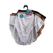 Vanity Fair Radiant Collection 3-Pack Hi-Cut Underwear Women's Size 4XL/11 New