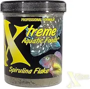 Xtreme Aquatic Food Spirulina Flakes Fish Food 28 Grams (1oz)