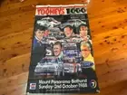 Brock Moffat wall hanging printed poster Bathurst 1000 man cave poster flags