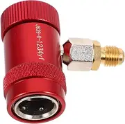 SOLUSTRE High Pressure Ac Valve Adapter R1234yf Connector Quick Disconnect for Car Air Conditioning Professional Use