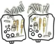 WOODEY 2 Set Motorcycle Carburetor Gaskets Repair Kit for Y&amaha XVS65A V-Star 650 Classic 1998 1999 2000 2001 2002 2003 2004 2005