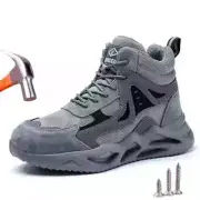 Safety Shoes Lightweight Anti-Smash Puncture-Proof Work Sneakers Work Boots