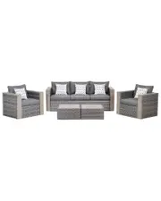Amazonia Mustang 5pc Wicker Patio Conversation Set