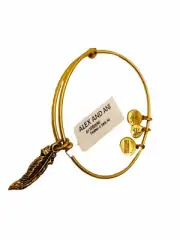 Alex And Ani Boho Feather Bracelet