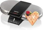 Cloer 1329 - Double Waffle Maker - Matt Stainless Steel