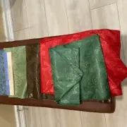 Brand new table runner size 12"x 72" RED ,GREEN,BLUE,BROWN YOU CHOOSE!!!