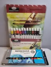 Daler Rowney Watercolour Simply and Royal & Langnickel Artist Set NEW