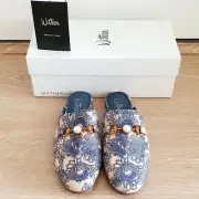 Wittner Caylee Mule Leather Slippers - Size 36