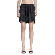[TOTEME] TOTEME WOMAN BLACK & WHITE SHORTS Black&White