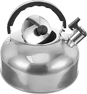 Stovetop Whistling Teapot Stainless Steel Water Kettle with Ergonomic Handle for Brewing Tea Kitchen Essential for Home Use