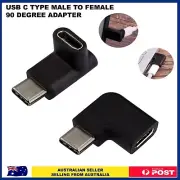 USB C Type C Male to Female 90 up down Right Left Angle degree Adapter Connector