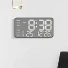 ABS Electronic Wall Clock Multi-functional Display Table Clock Bedroom