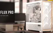 Antec FLUX PRO, E-ATX Premium Birch, Iunity Temperature Display. CPU and GPU LED Display, 6x High Performance Fans, ARGB PWN Ctrl, PSU Shift case