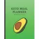 KETO MEAL PLANNER Weight loss journal: The keto diet food list to write Meals keto measurement Notes to healthy ketosis and intermittent fasting Write