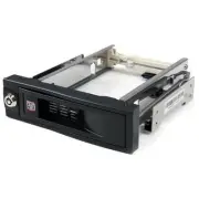 StarTech.com HSB100SATBK 5.25in Trayless Hot Swap Mobile Rack for 3.5in Hard
