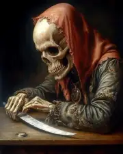 Skulls & Bones Dark Gothic Macabre – 8x10 Art Print 310424674