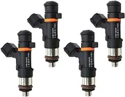 Durable and Reliable 0280158013 Car Engine Fuel Injectors for Nissan for Note for Micra III 3 C+C K12 E11 16600AX200 Replacement Parts 4Piece