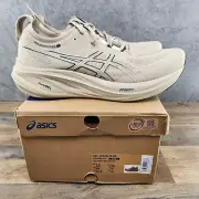 Asics Gel Nimbus 26 Size 13 Mens Feather Grey Black Casual Running Shoes