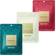 Set 3 Types Lululun Precious Face Mask 7 Sheets Made In Japan