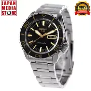 Seiko 5 Sports SBSA261 Black x Gold Automatic Mechanical Diver Men Watch Japan