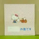 【震撼精品百貨】Hello Kitty 凱蒂貓~造型卡片-紅電話(點點)