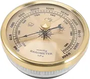 Veemoon Door Barometers Home Wall-Mounted Dial Barometer Thermometer and Hygrometer High Precisi