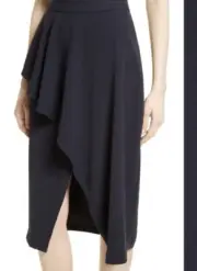 NWT Daffnie Frill Front Asymmetrical Skirt TED BAKER LONDON size 2 $279