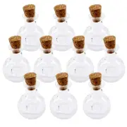 10 Pcs Jar Wish Pendant Flask Alcohol Wishing Bottles