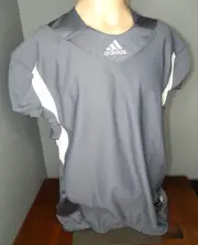 NEW WITH TAGS Adidas Climalite Techfit Hyped Gray Football Jersey men's 2XL