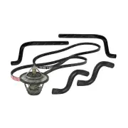 Gates Thermostat Radiator Heater Hose Drive Belt Kit for Holden Colorado RC 3.0L