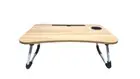 Laptop Bed Table Foldable Desk Computer Study Adjustable Portable Cup Holder