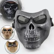 Halloween Skeleton Face Mask Fancy Skull Helmet Horror Party Latex Cosplay Props
