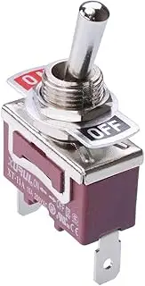 Off(On) Momentary Toggle Flick Switch SPST Screw Terminals 15A