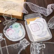 Marcadores De Bricolaje De Gran Tamano Marcadores De Flores Secas Transparentes
