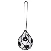Solo Soccer Training Ball Net Fits Ball Size 3, 4, 5, Black