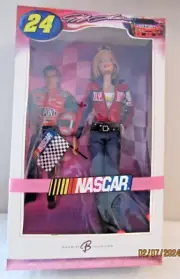 Barbie Doll Nascar Jeff Gordon #24 Doll 2006 Pink Label Jeans Jacket Boots nib