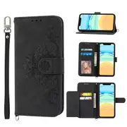MCC iPhone 13 Pro Max Wallet Case Cover Extra Card Slots with Strap Apple ProMax [Black]
