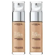 2x L'Oreal Paris True Match Super Blendable Liquid Foundation 30ml 5N Sand